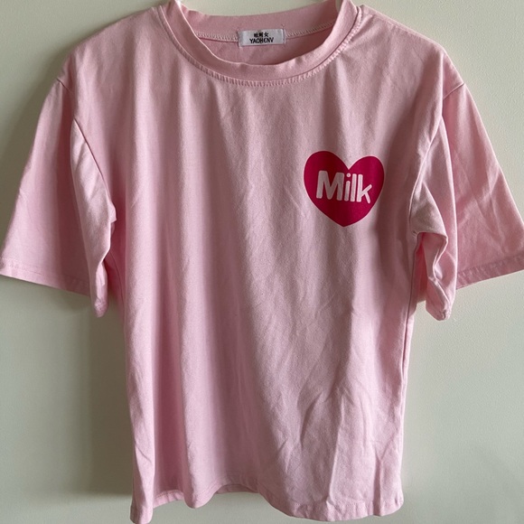 Printed Back Pink T-shirt - Picture 3 of 5